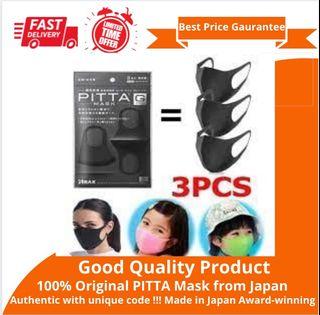 100% Authentic Pitta Mask from Japan with unique code !!! Made in Japan