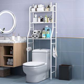 Out of stock @3/Three Tier toilet/ bathroom shelf/rack/ steel with white paint