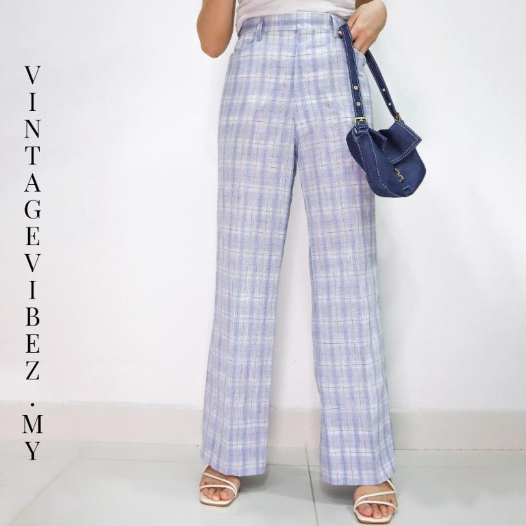 Plaid sales pants 80s