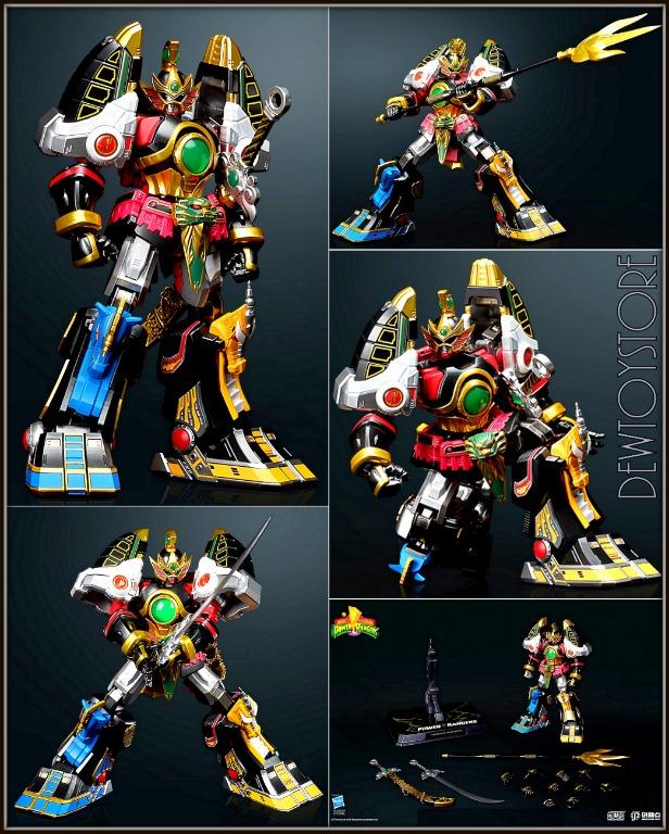 IN STOCK Innovation Point X Hasbro Metal Power Series Chogokin Die cast Mecha Robot Action Figure Mighty Morphin Power Rangers Ninja Storm Thunder Megazord Hobbies Toys Toys