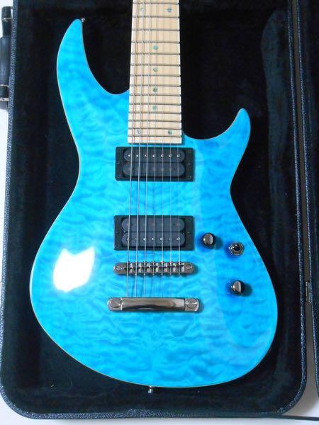 🔥💙🔥 ESP Edwards E-HR-III NT7 QM / M Aqua Marine 2017 🔥💙🔥 🤘 Made In  Japan 🇯🇵 🤘7-String ERG Djent Electric Guitar