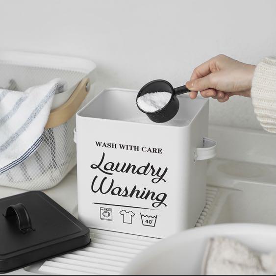 NEW Laundry storage Tin, Furniture & Home Living, Home Improvement