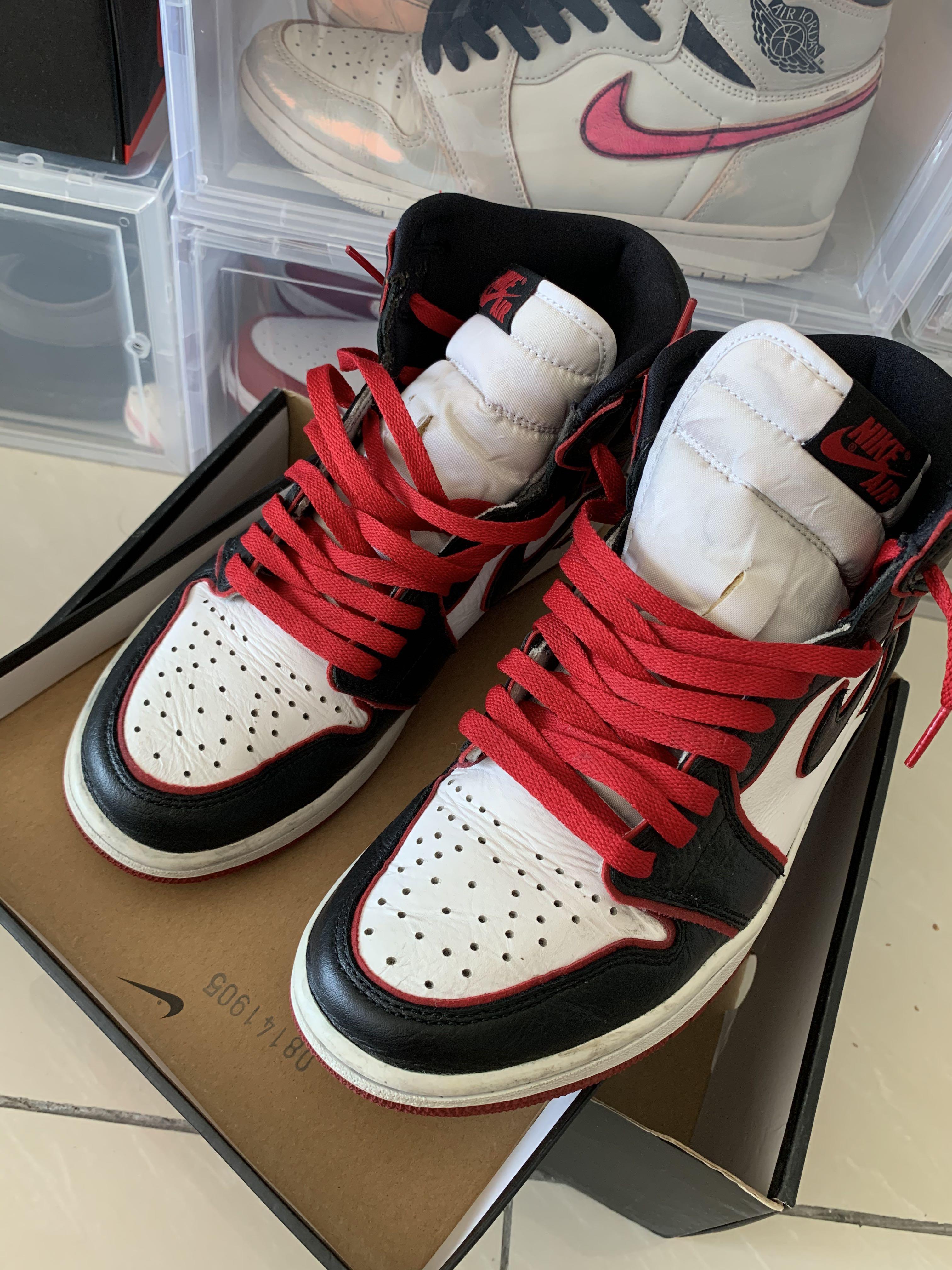 Air jordan 1 bloodline, Men's Fashion 