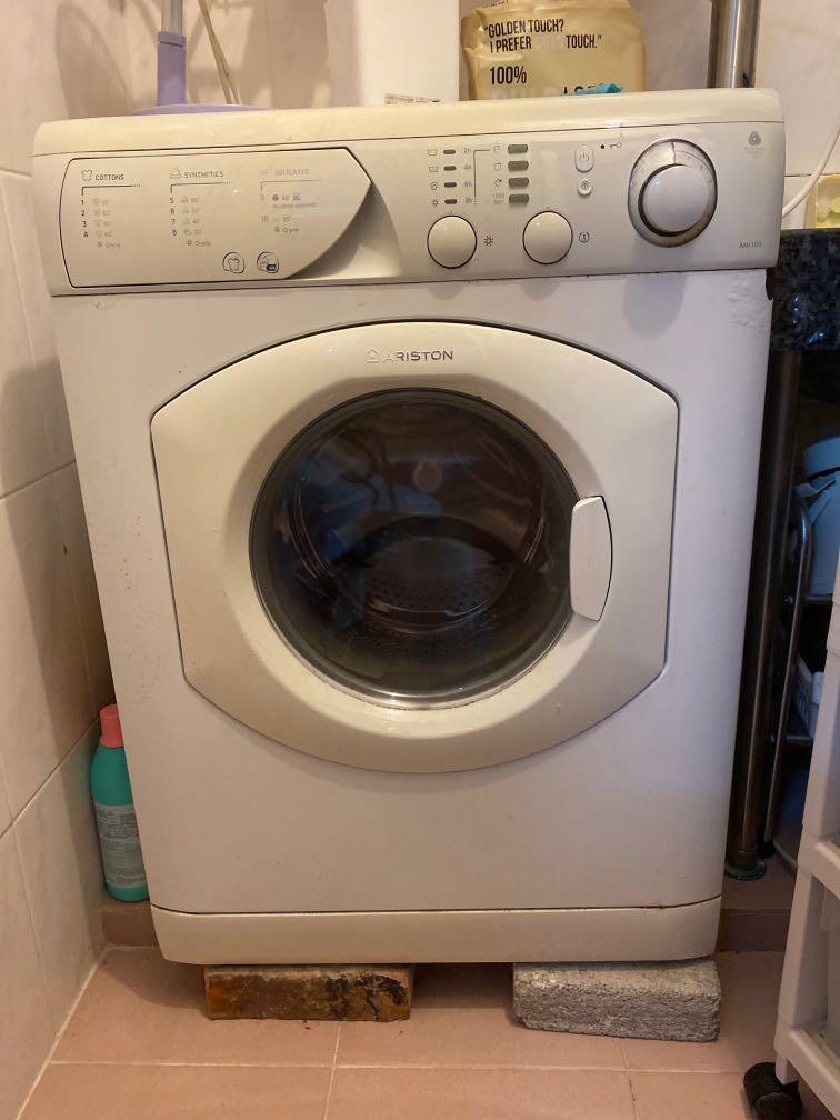 ARISTON AML105 洗脫烘衣機, 家庭電器, 洗衣機及乾衣機 - Carousell