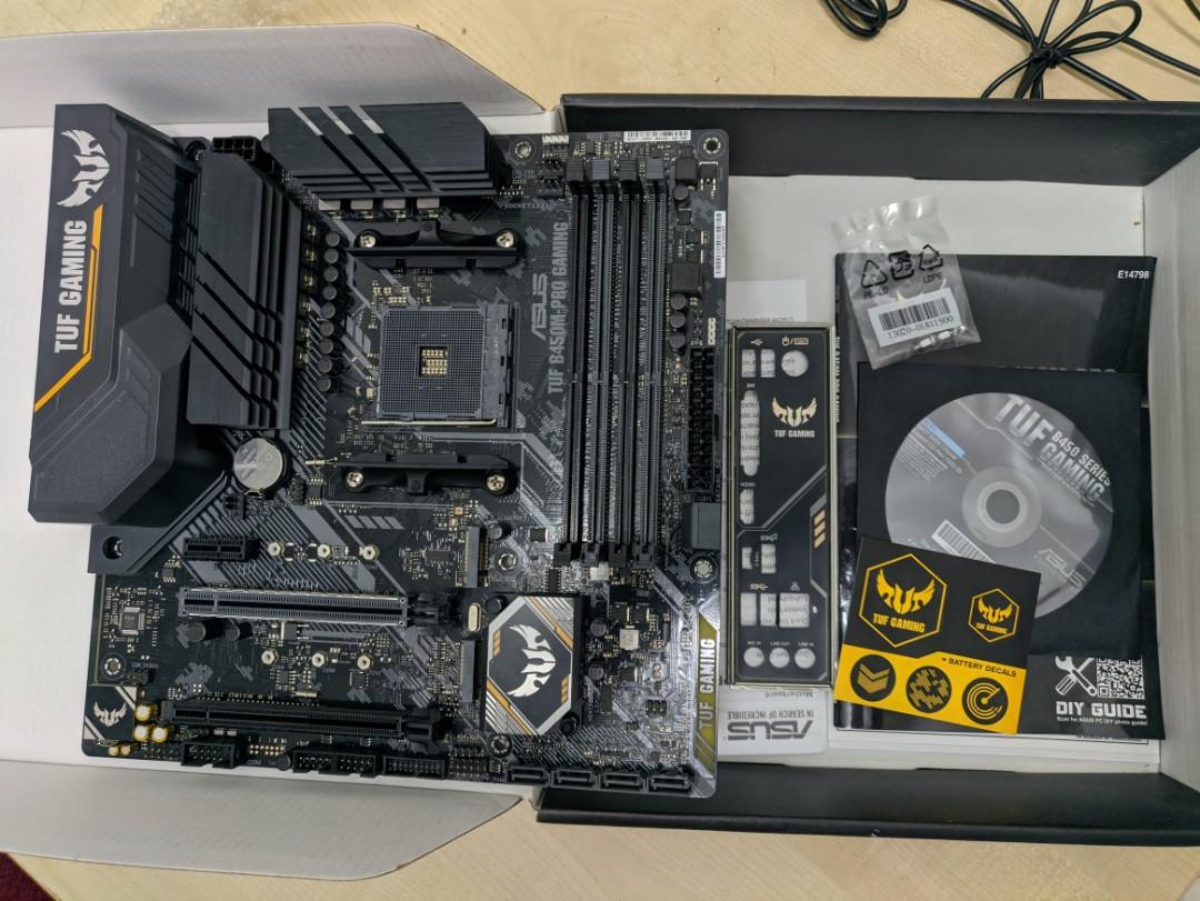 ASUS TUF B450 M Pro Gaming Motherboard Computers Tech Parts