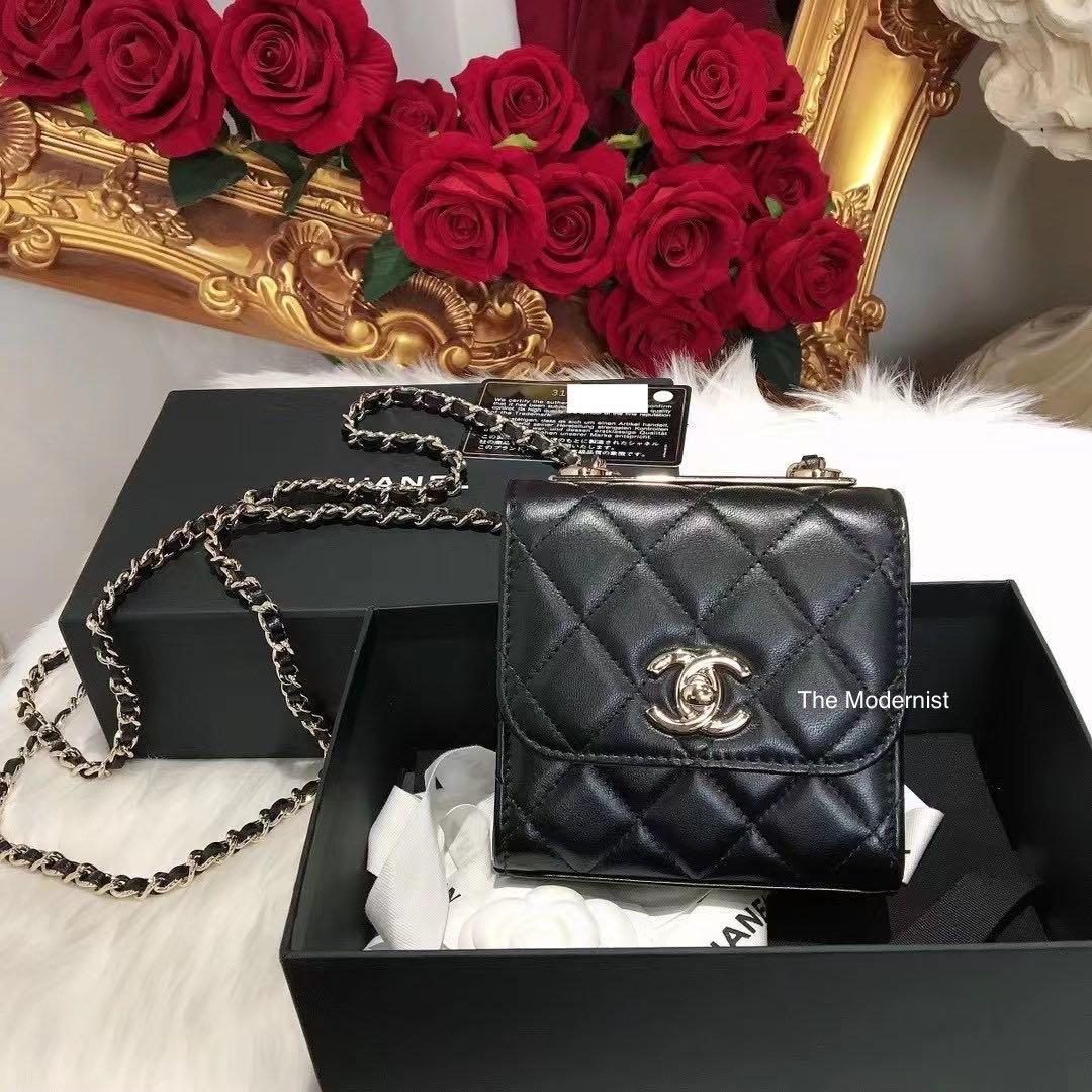 Chanel trendy cc on sale clutch with chain