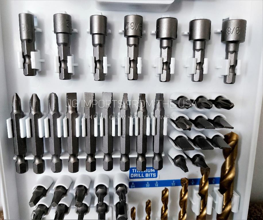 Authentic Drill and driver bit set 50 pc HART USA purchased Furniture Home Living Home Improvement Organization Home Improvement Tools Accessories on Carousell