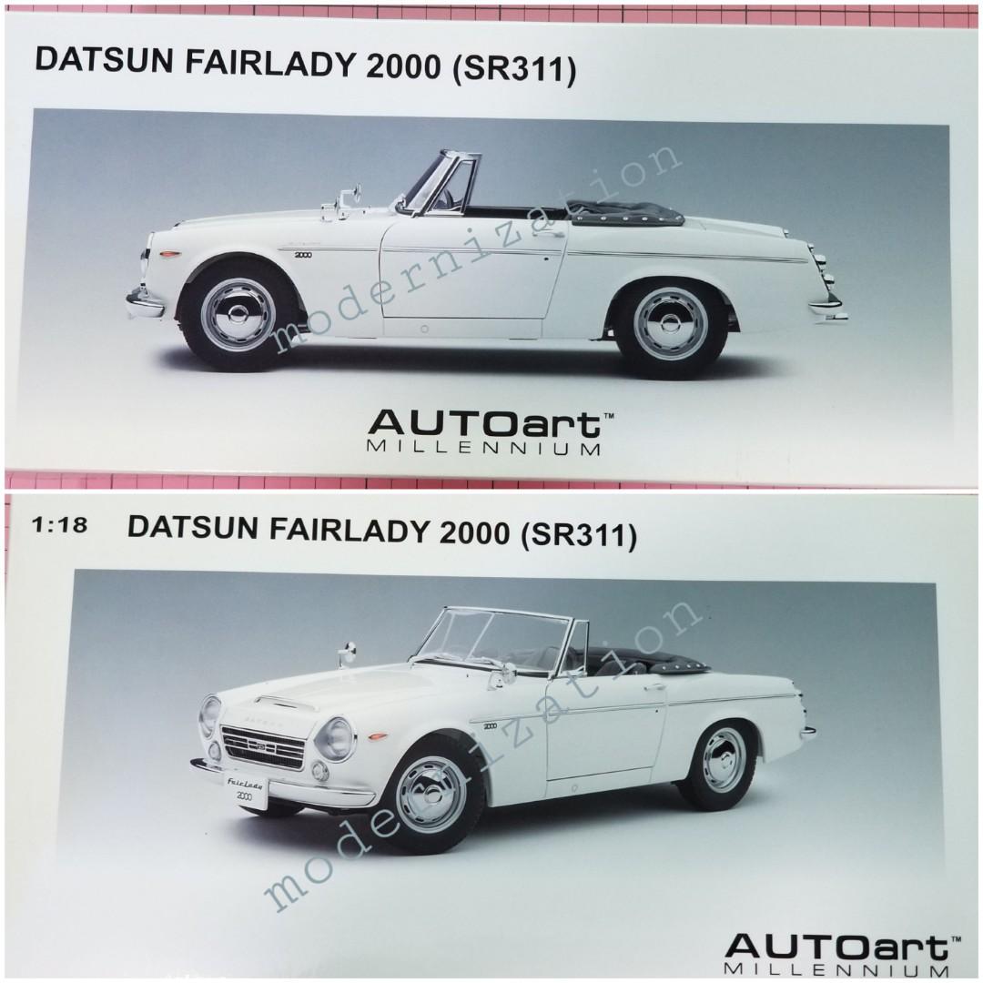 1 18 Autoart 1 18 No Nissan Datsun Fairlady 00 Sr311 White 1960 オートアート日産ダットサンフェアレディ00 Sr311 ホワイト Janコード 10 興趣及遊戲 玩具 遊戲類 Carousell