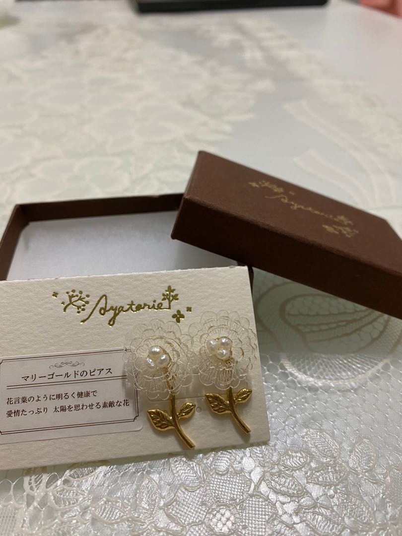 日本ayatorie耳環earrings 女裝 女裝配飾 Carousell