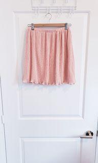 BNWT Pale Pink Pleated Skirt - Size M