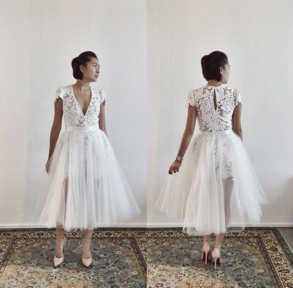 White tutu wedding dress on sale