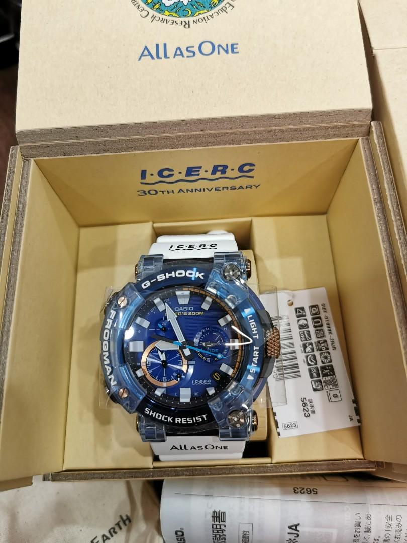 CASIO G-SHOCK MASTER OF G SEA FROGMAN LOVE THE SEA AND THE EARTH  COLLABORATION MODEL GWF-A1000K-2AJR