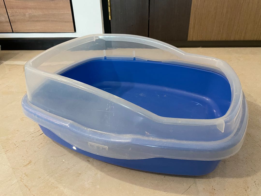 Cat sand litter box, Pet Supplies, Homes & Other Pet Accessories on