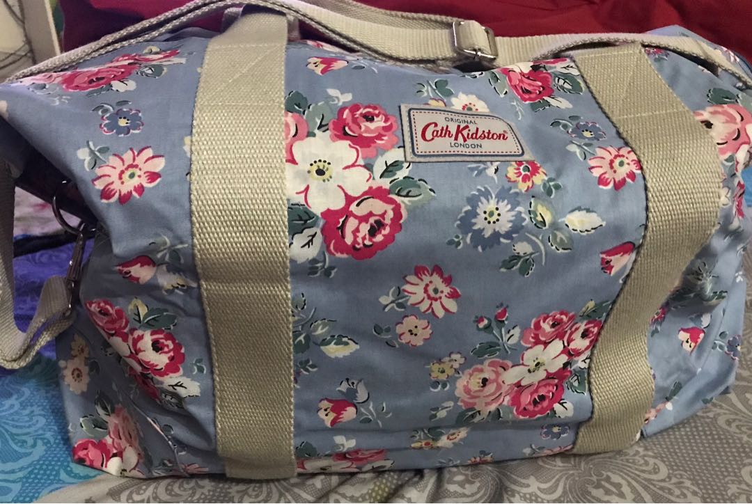 Cath Kidston Large Foldaway Overnight Bag with Pouch and Sling strap