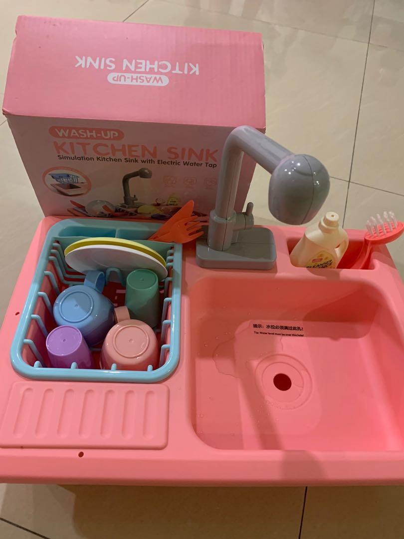 Children Kitchen Sink Play Set, Babies & Kids, Baby Nursery ...