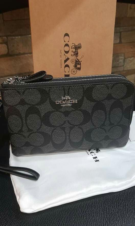 Coach f87591 double corner zip on sale