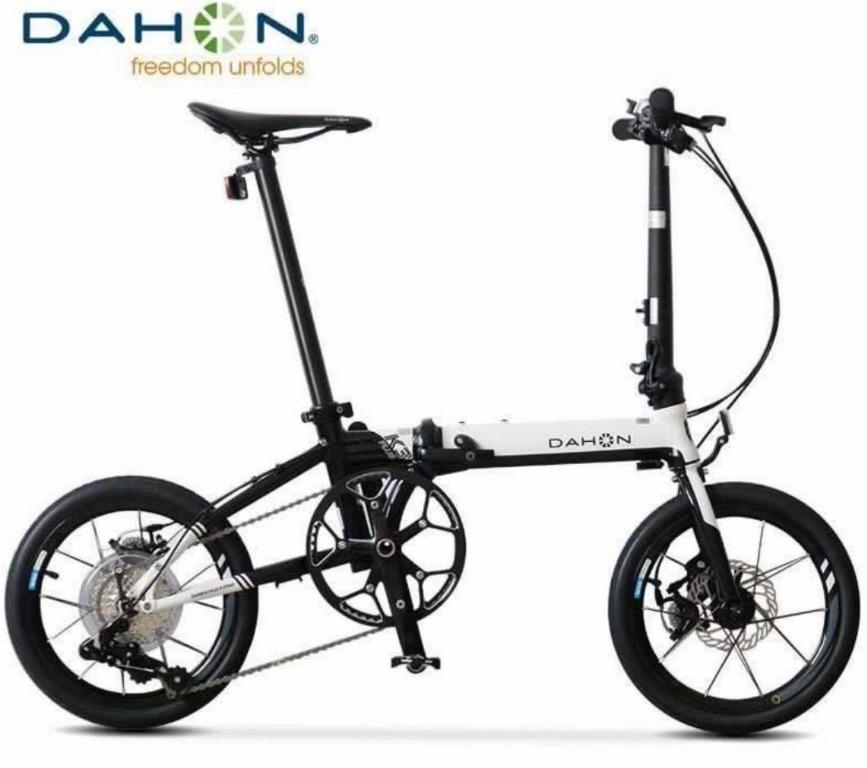 dahon 16 inch premium foldable 9 speed bike with disc brake dahon kickstand sports equipment bicycles parts bicycles on carousell