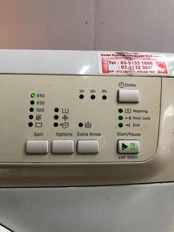 ELECTROLUX Time Manager 6.5KG Front Load Washer, TV & Home Appliances