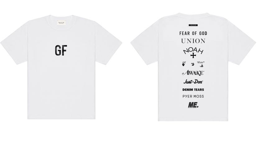 Gf t shirt fear of god clearance