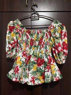 Floral Smock blouse