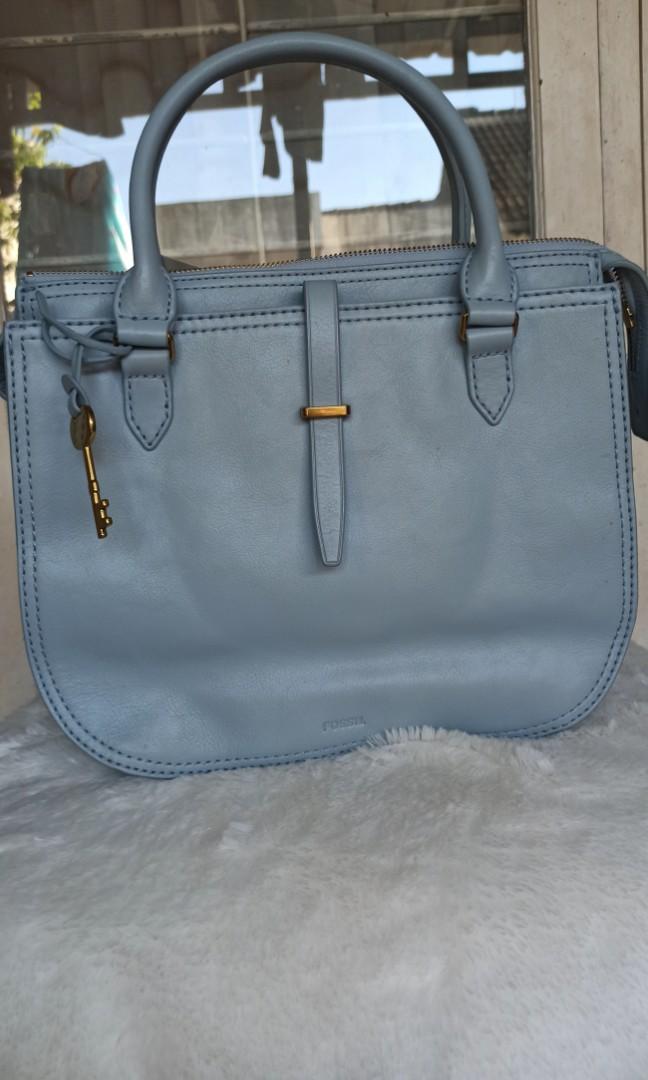 Fossil ryder 2025 satchel horizon blue