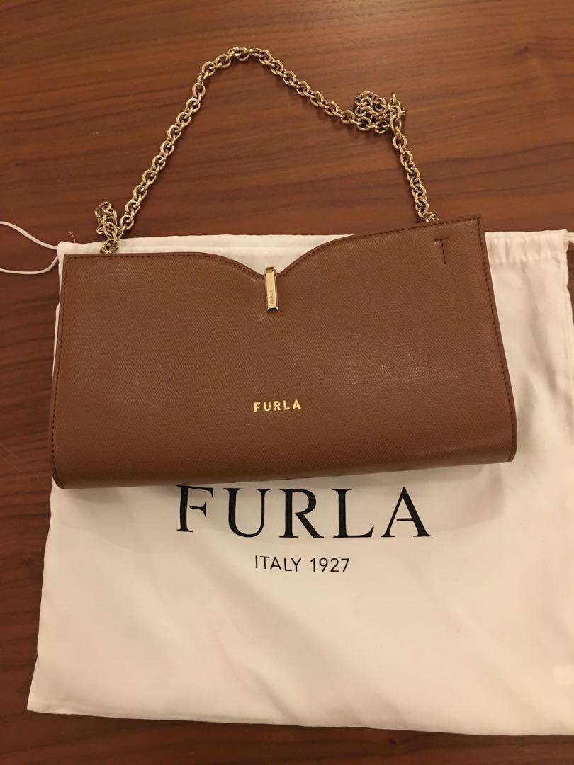 furla ribbon pochette
