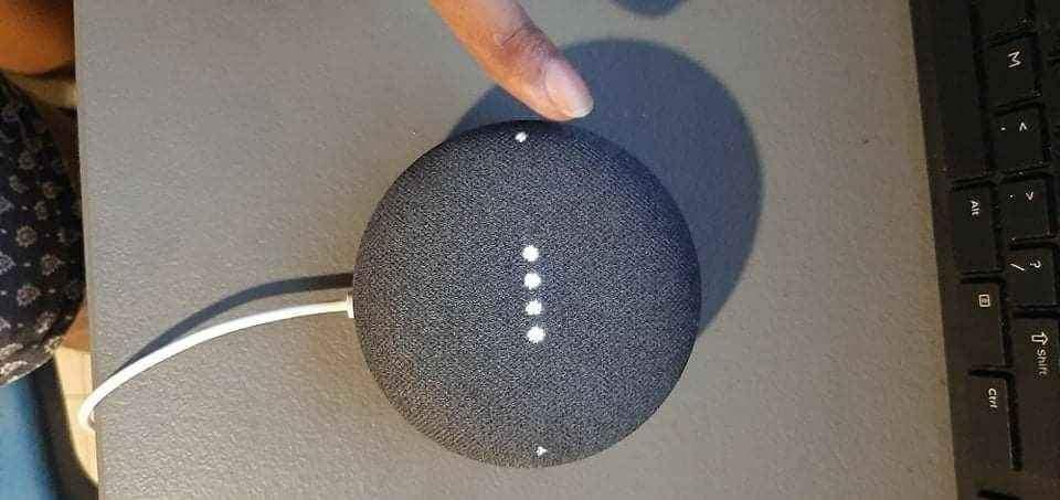 Google Nest Mini (Category: Other Home Appliances) located in Pasig City. Submitted by Mpatron (Listing ID 1098934746, Image 2). Description: Declutter with box and adaptor .. no issue padala from abroad.