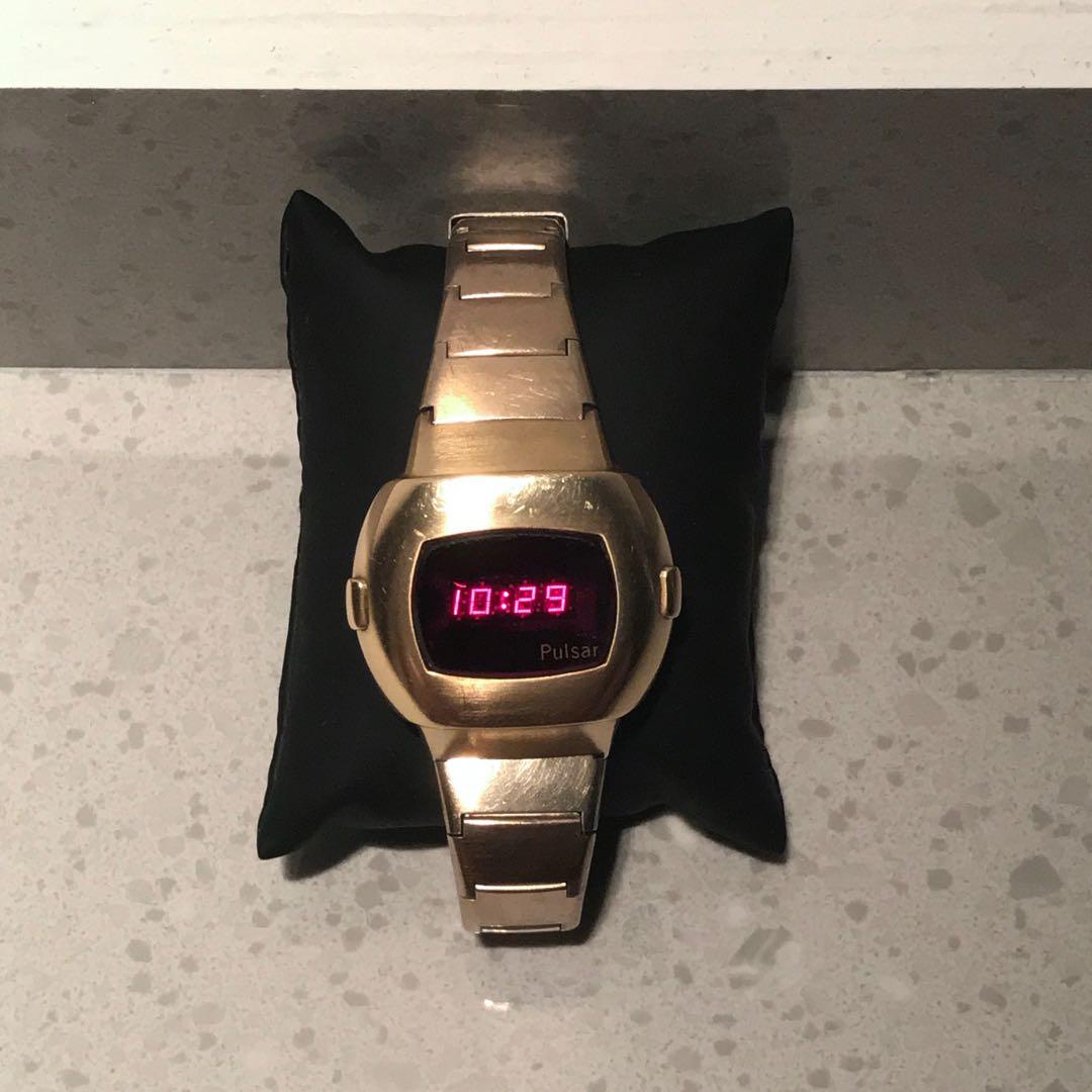 Hamilton Pulsar P3 LED watch, Men's Fashion, Watches & Accessories ...