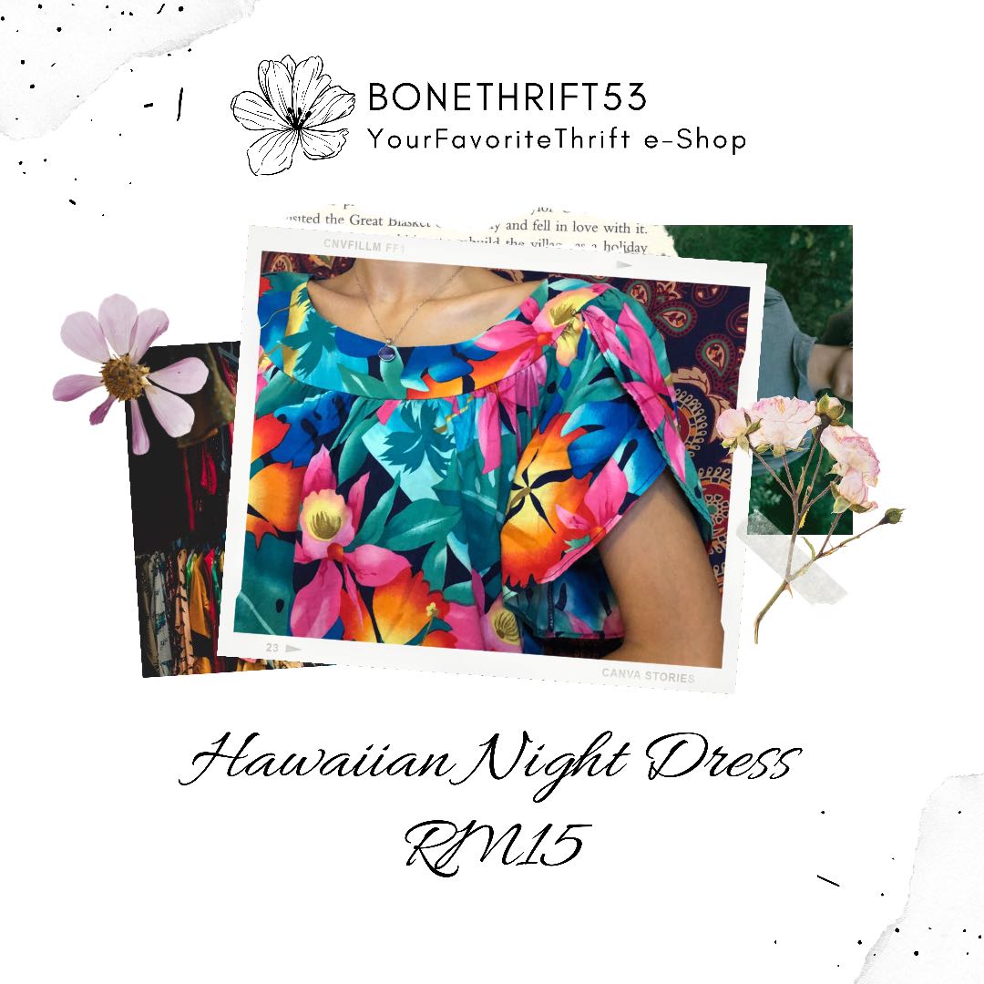HAWAIIAN NIGHT DRESS