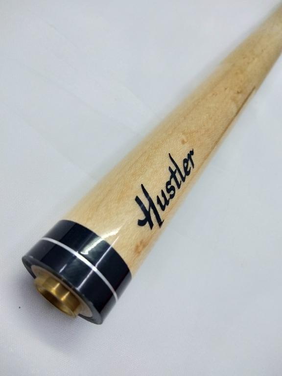 Hustler (Maroon) Billiard Cue Stick (Category: Billiards and Bowling) located in San Pablo. Submitted by reyesbilliardsandaccessories_ (Listing ID 1098878869, Image 3). Description: HUSTLER CUE STICK / TAKO NG BILAYARAN *BUFFALO TIP *PHENOLIC FERRULE *CANADIAN MAPLE SHAFT *58 INCHES HEIGHT *18-19 oz *LEATHER HAND GRIP **Due to the light and screen setting difference, the item's color may be slightly different from the pictures.**.