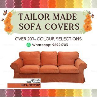 Ikea EKTORP Whole set Sofa cover, Custom Made, EKTORP 2 seat 3 seat chaise lounge sofa cover, IKEA sofa cover, Custom Made