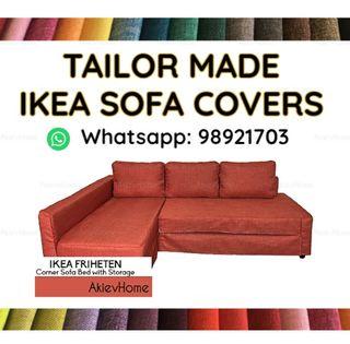 🍊🧧 [CNY PROMO] Ikea Friheten Cover Complete Set, Custom Made Cover Fits IKEA Friheten Corner Sofa Bed with Chaise