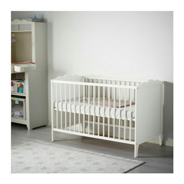 Ikea hensvik shop cot mattress size