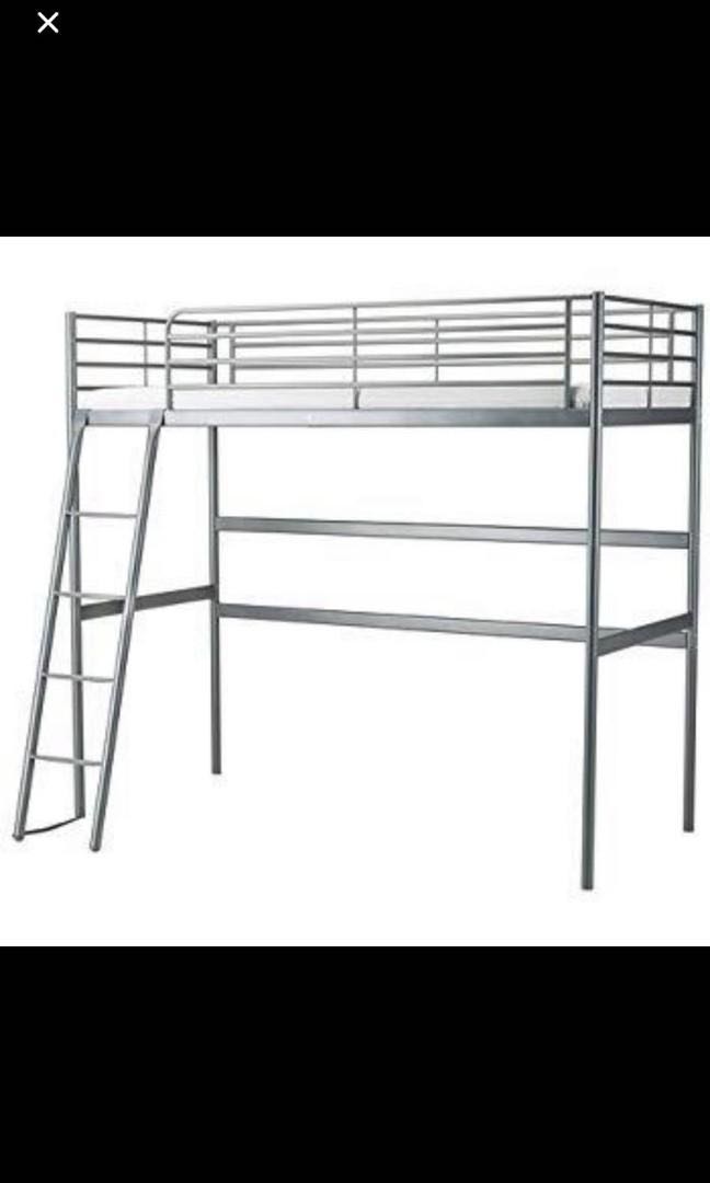 Ikea metal bunk bed, Furniture & Home Living, Furniture, Bed Frames