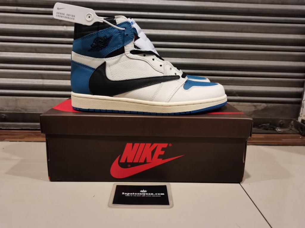 Jordan 1 High Travis Scott Fragment Size 8 Men S Fashion Footwear Sneakers On Carousell