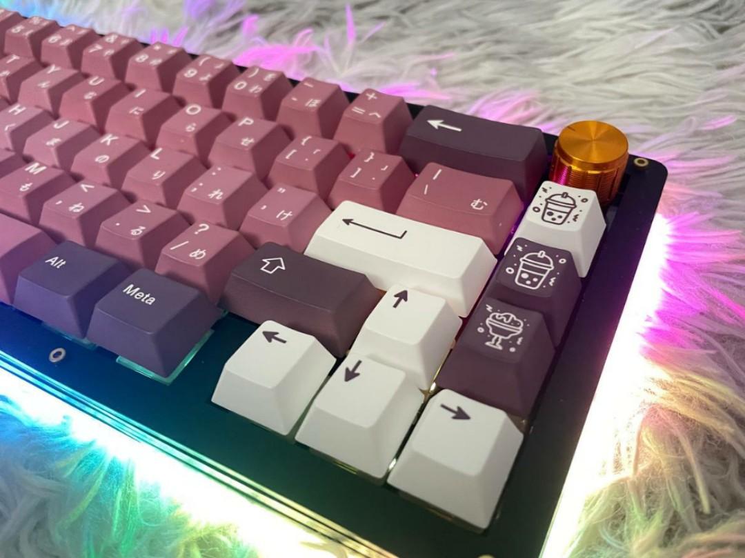 [Keyboard] Knob 65% Custom MW65 Hotswap Mechanical Keyboard w Underglow