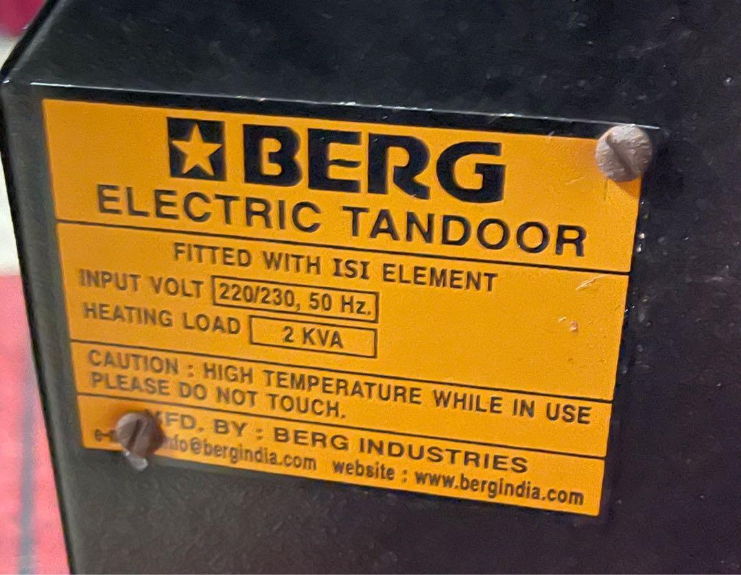 Berg on sale tandoor website
