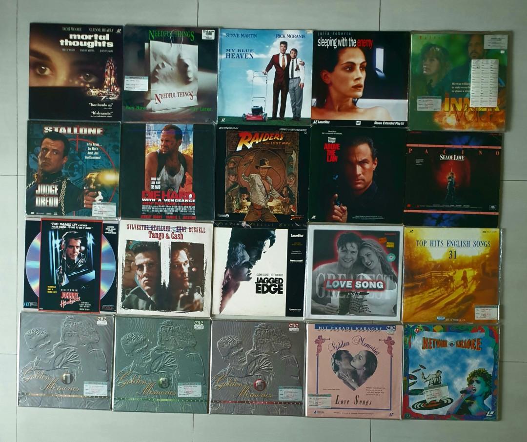 Laser Disc LD -Moral Thoughts,Needful Things,My Blue Heaven
