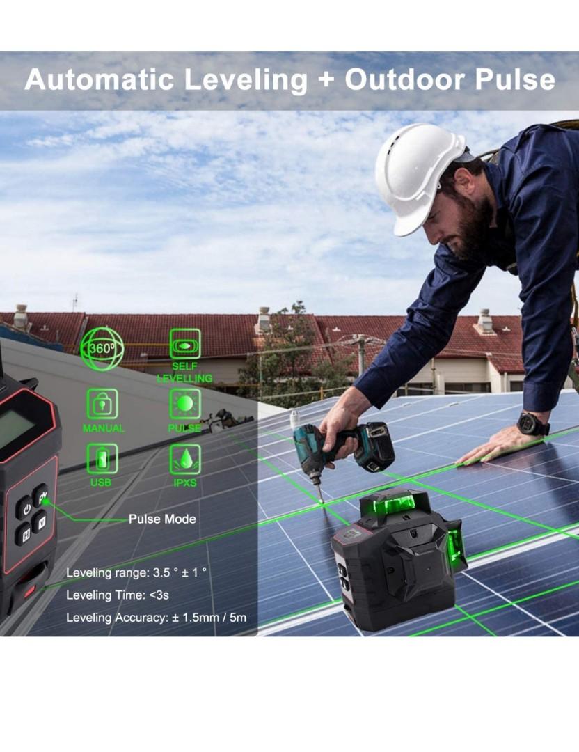 Laser Level with Bluetooth, ZOTO 40M SelfLeveling Laser Measure Device