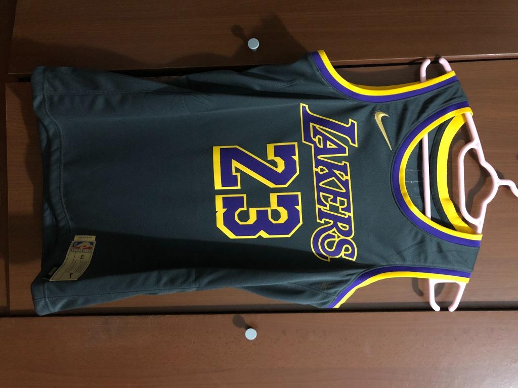 Nike Lakers Lebron James Swingman Earned Edition Jersey CN9929-013 Multi  Sizes