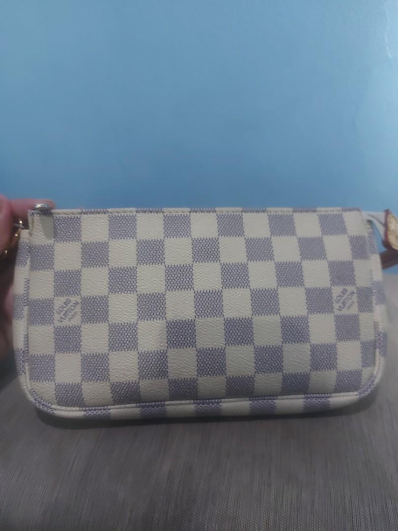 jual rugii - LV Azur Damier pochette ada NOSER, Fesyen Wanita, Tas \u0026 Dompet  di Carousell