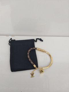 LV crazy in lock charm bracelet, Luxury, Accessories on Carousell