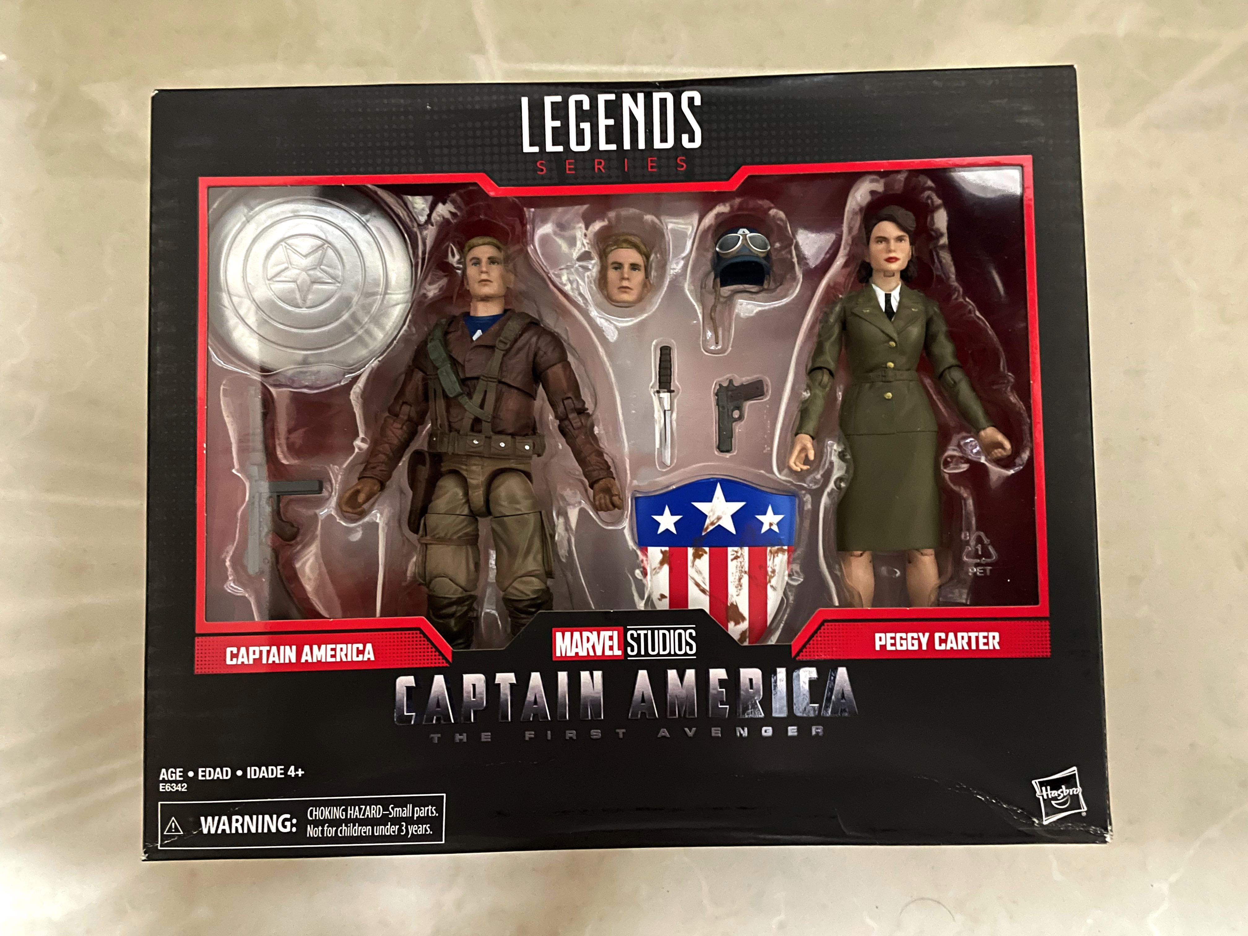 Marvel legends captain america shop and peggy carter