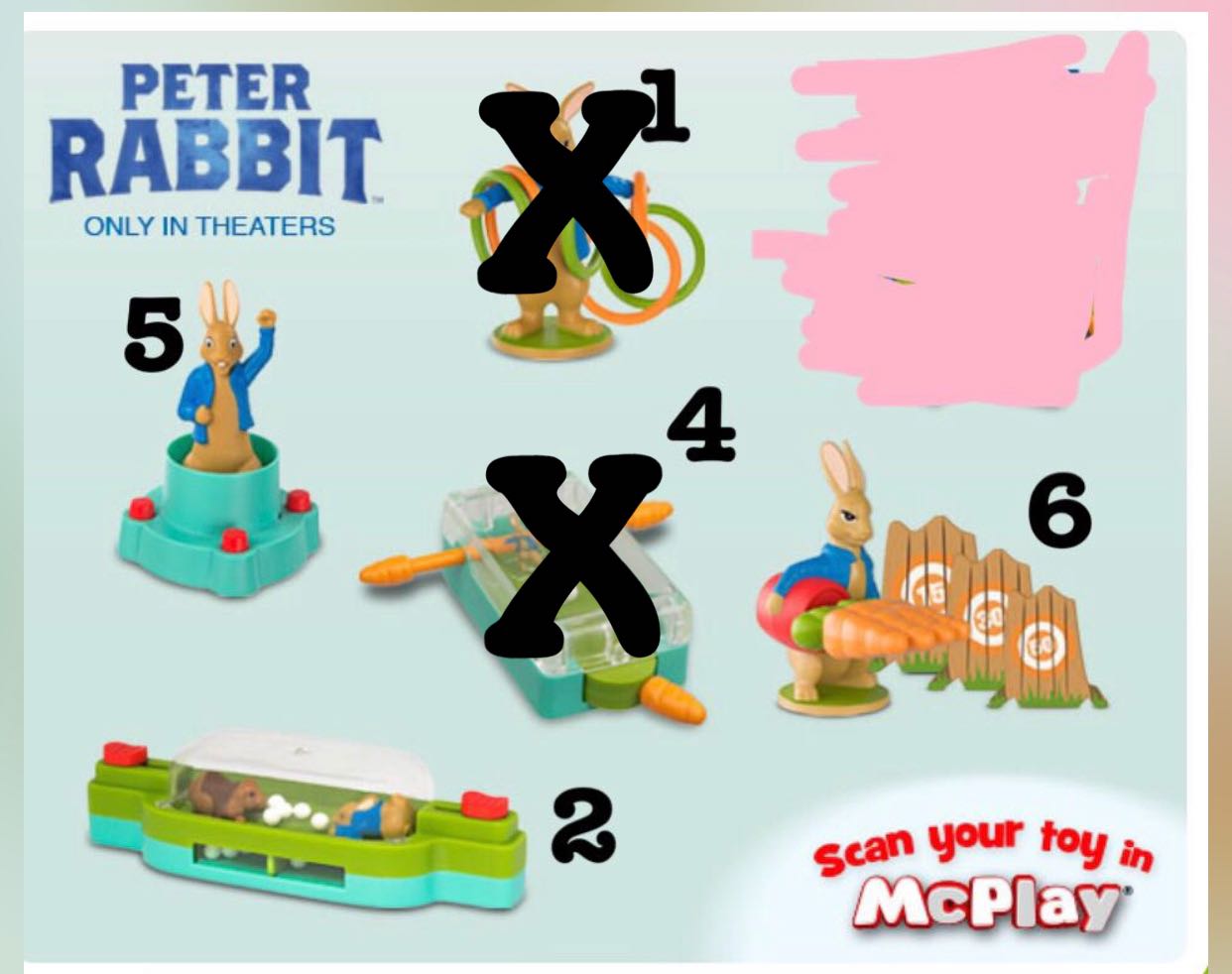 Mcdonald s peter rabbit top toys