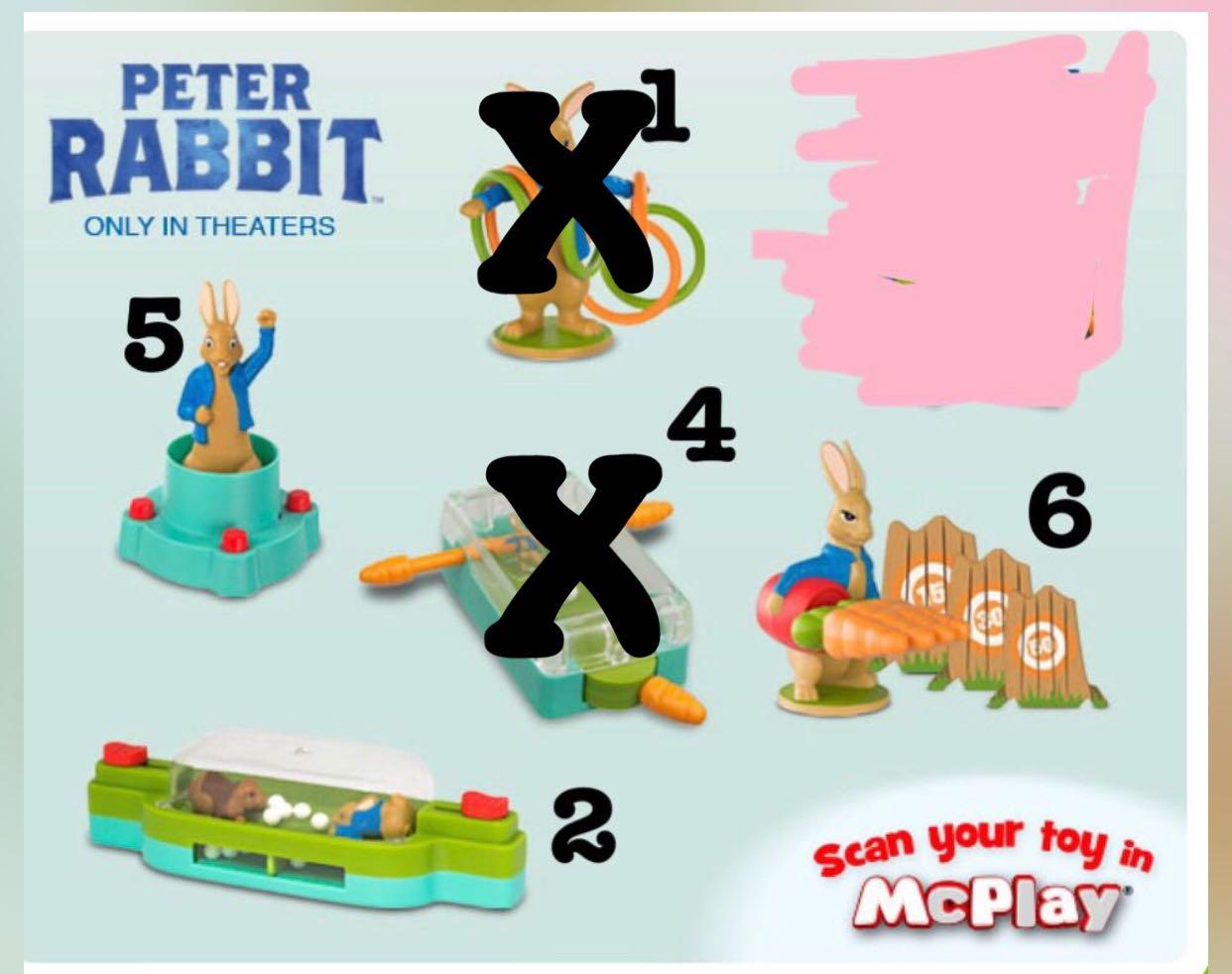 Peter rabbit cheap happy meal