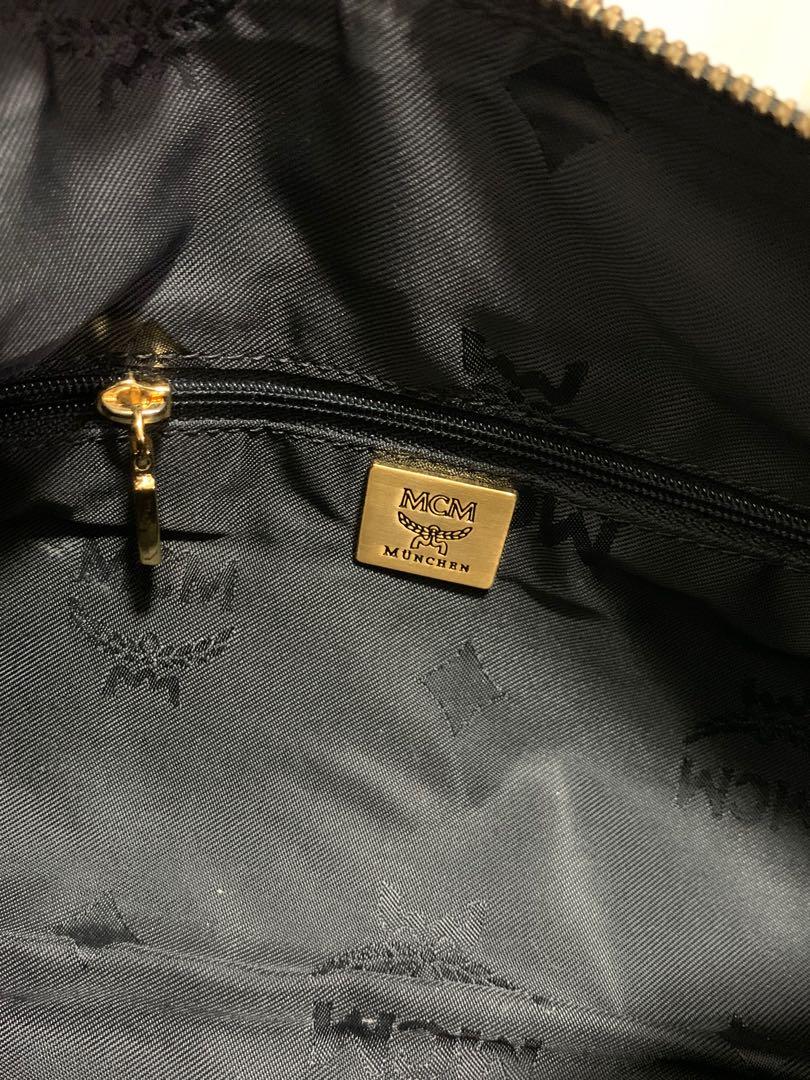 SALE❗️MCM vintage black barrel tube shoulder bag, Luxury, Bags
