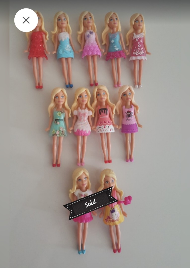 Mini barbie figures hot sale