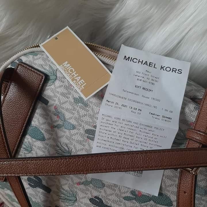 Mk caktus backpack, Women's Fashion, Bags & Wallets, Backpacks on Carousell