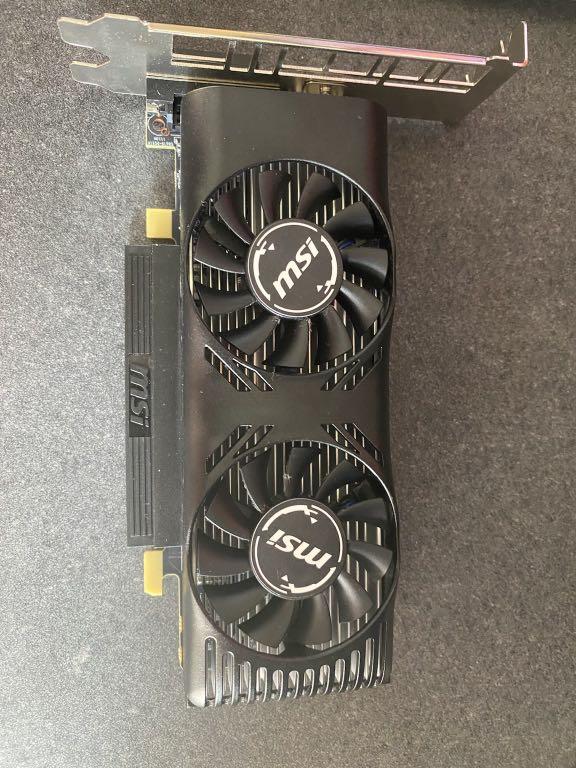 Msi GeForce gtx 1650 4GT LP OC 4GB DDR5 Low Profile LP, 電腦&科技