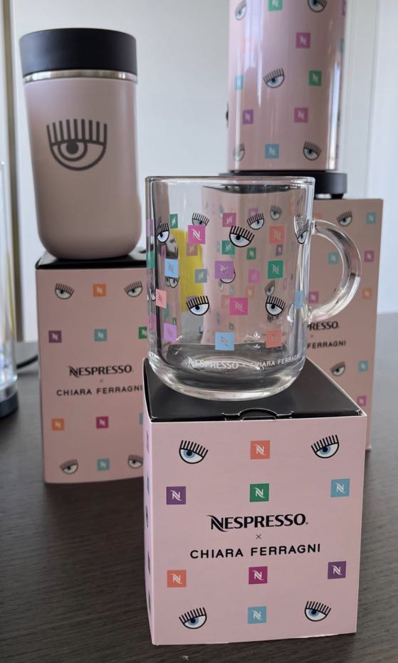 Nespresso x Chiara Ferragni Travel Mug Nomad Pink Limited Edition